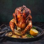 beer can chicken upright